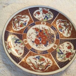 Imari Japanese Floral Plate